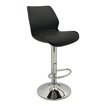 Εικόνα της BAR49 BLACK PU/PVC(Σ2)ΣKAMΠO ΜΕ ΑΜΟΡΤΙΣΕΡ 39X45X102εκ.