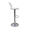 Εικόνα από Σκαμπό Μπάρ 2τμχ Bar49 White Pu/Pvc 39X45X102εκ.