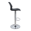 Picture of Bar49 Bar Stool (2pcs/ctn) Black Pp/Pvc 39x45x102cm.With Gaslift
