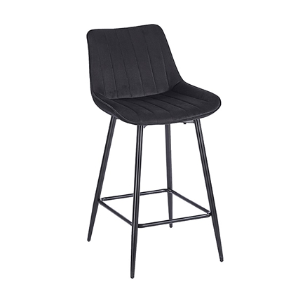 Εικόνα της REPO BLACK VELVET ΥΦΑΣΜΑ 66εκ. ΣΚΑΜΠΟ ΜΕΤΑΛΛΙΚΟ 48X49X66-96εκ.