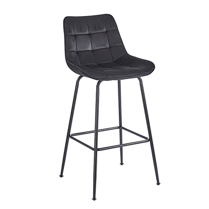 Εικόνα της ERMINA BLACK VELVET ΥΦΑΣΜΑ 75εκ. ΣΚΑΜΠΟ ΜΕΤΑΛΛΙΚΟ 49X50X75-104εκ.