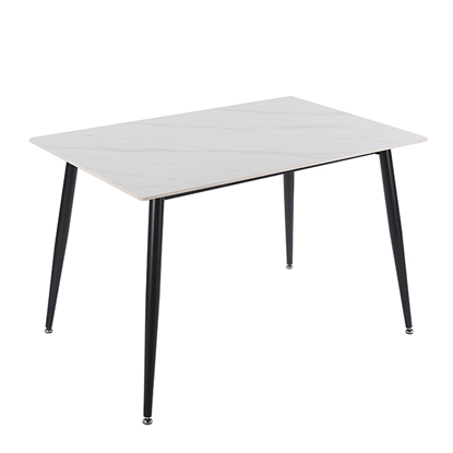 Εικόνα της LOBY CERAMIC WHITE MARBLE 120Χ80Χ75εκ. ΤΡΑΠΕΖΙ