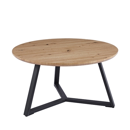 Εικόνα της ALEX SONOMA OAK Φ80Χ41εκ. ΤΡΑΠΕΖΙ ΣΑΛΟΝΙΟΥ