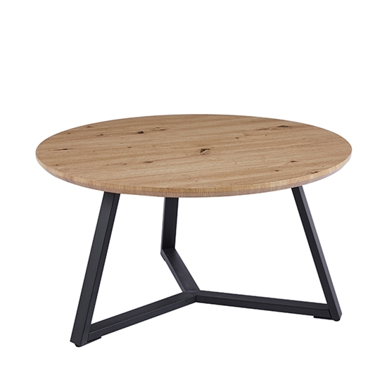 Εικόνα από ALEX SONOMA OAK Φ80Χ41εκ. ΤΡΑΠΕΖΙ ΣΑΛΟΝΙΟΥ