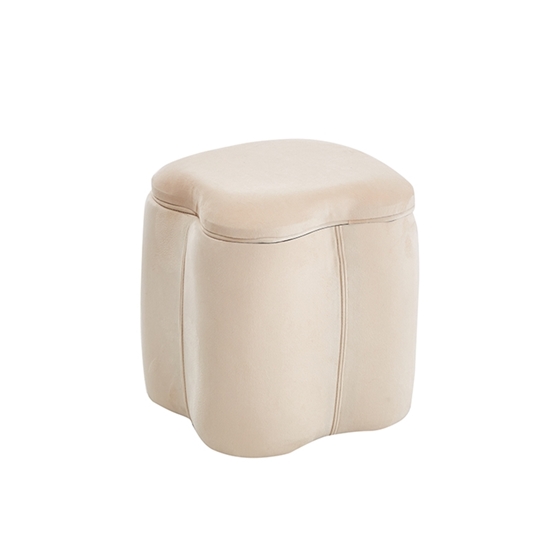 Εικόνα από FIONA ΣΚΑΜΠΟ VELVET BEIGE ΜΕ ΑΠΟΘ. ΧΩΡΟ 30X30X34εκ.