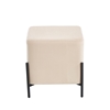 Εικόνα από BELLA/S ΣΚΑΜΠΟ BEIGE VELVET ΥΦΑΣΜΑ 36X36Χ38εκ.
