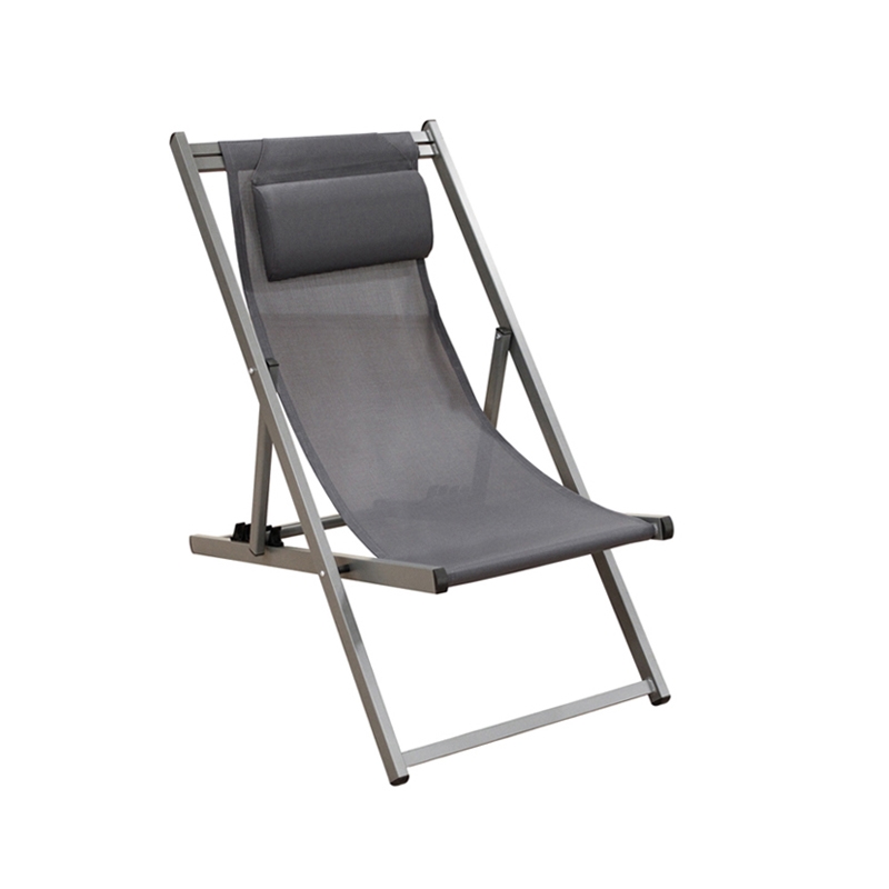 DEVIN ΣΕΖΛΟΝΓΚ GREY ΑΛΟΥΜΙΝΙΟΥ 58X95-102X78-95εκ.