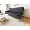 Εικόνα από MERYL BLACK PU ΚΑΝΑΠΕΣ ΚΡΕΒΑΤΙ 170X81X74εκ.