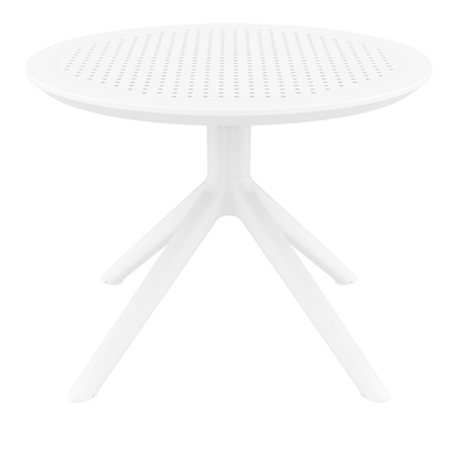 Εικόνα της SKY WHITE MINI Φ60X45εκ. ΤΡΑΠΕΖΙ ΠΟΛ/ΝΙΟΥ