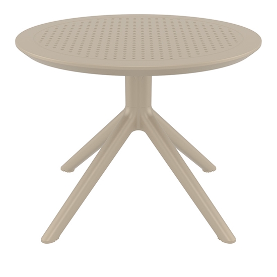 Εικόνα από SKY TAUPE MINI Φ60X45εκ. ΤΡΑΠΕΖΙ ΠΟΛ/ΝΙΟΥ