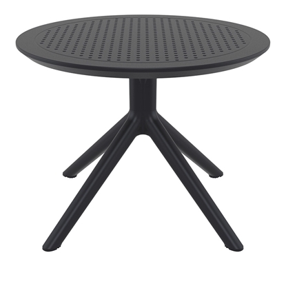 Εικόνα της SKY BLACK MINI Φ60X45εκ. ΤΡΑΠΕΖΙ ΠΟΛ/ΝΙΟΥ