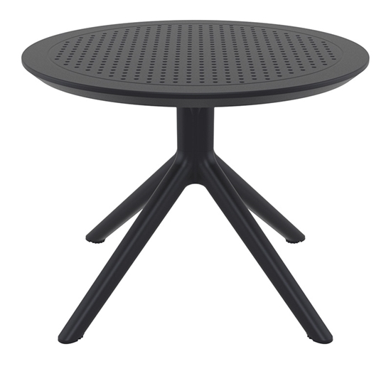 Εικόνα από SKY BLACK MINI Φ60X45εκ. ΤΡΑΠΕΖΙ ΠΟΛ/ΝΙΟΥ