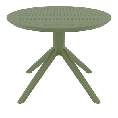 Εικόνα της SKY OLIVE GREEN MINI Φ60X45εκ. ΤΡΑΠΕΖΙ ΠΟΛ/ΝΙΟΥ