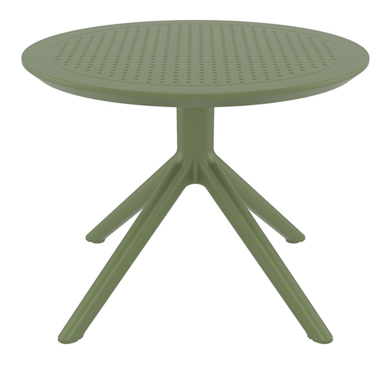 Εικόνα από SKY OLIVE GREEN MINI Φ60X45εκ. ΤΡΑΠΕΖΙ ΠΟΛ/ΝΙΟΥ