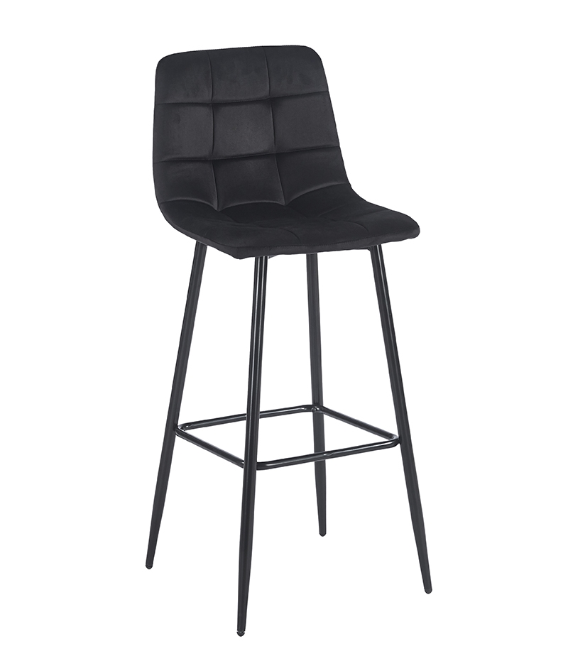 NORA BLACK VELVET ΥΦΑΣΜΑ 75εκ. ΣΚΑΜΠΟ ΜΕΤΑΛΛΙΚΟ 45X42X75-110εκ.