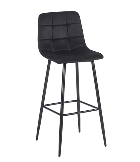 Εικόνα από NORA BLACK VELVET ΥΦΑΣΜΑ 75εκ. ΣΚΑΜΠΟ ΜΕΤΑΛΛΙΚΟ 45X42X75-110εκ.