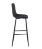 Εικόνα από NORA BLACK VELVET ΥΦΑΣΜΑ 75εκ. ΣΚΑΜΠΟ ΜΕΤΑΛΛΙΚΟ 45X42X75-110εκ.