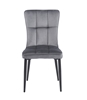 Εικόνα από SELIN GREY VELVET ΥΦΑΣΜΑ ΚΑΡΕΚΛΑ ΜΕΤΑΛΛΙΚΗ 46X54X91εκ.