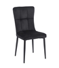 Εικόνα από SELIN BLACK VELVET ΥΦΑΣΜΑ ΚΑΡΕΚΛΑ ΜΕΤΑΛΛΙΚΗ 46X54X91εκ.