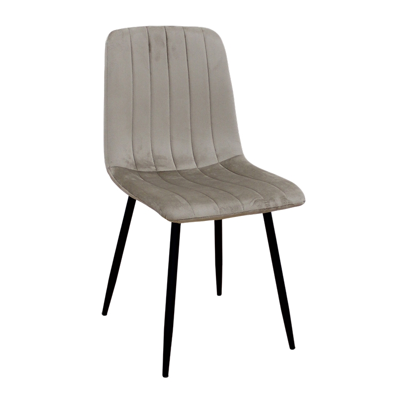 DORA CAPPUCCINO VELVET ΥΦΑΣΜΑ ΚΑΡΕΚΛΑ ΜΕΤΑΛΛΙΚΗ 45X53X86εκ.