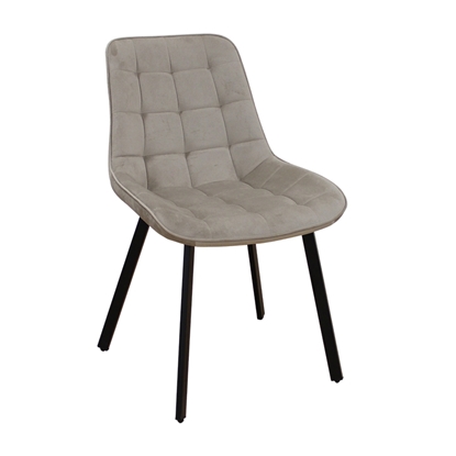 Εικόνα της MIRA CAPPUCCINO VELVET ΥΦΑΣΜΑ ΚΑΡΕΚΛΑ ΜΕΤΑΛΛΙΚΗ 53X59X86εκ.