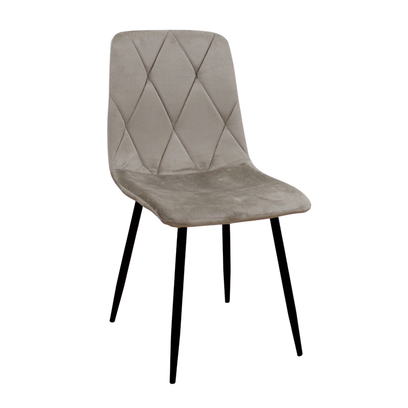 EVA CAPPUCCINO VELVET ΥΦΑΣΜΑ ΚΑΡΕΚΛΑ ΜΕΤΑΛΛΙΚΗ 43X55X90εκ.