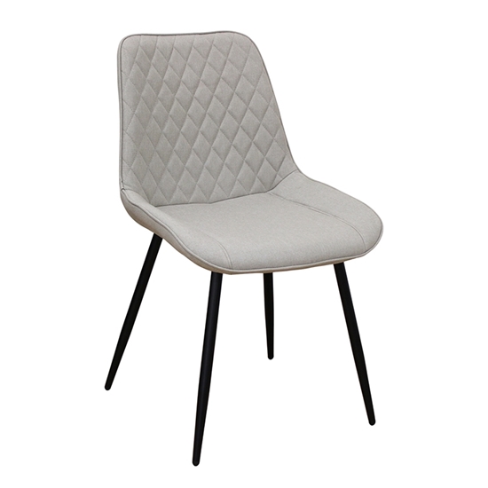 Εικόνα από ALESIA L. BEIGE ΥΦΑΣΜΑ ΚΑΡΕΚΛΑ ΜΕΤΑΛΛΙΚΗ 50X59X86εκ.